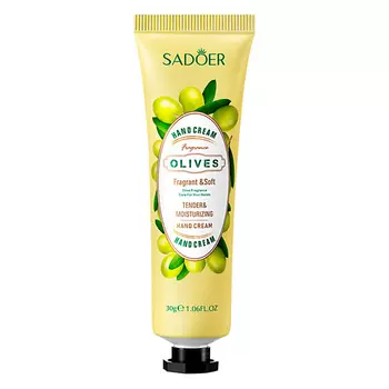 SADOER Увлажняющий крем для рук с экстрактом оливы