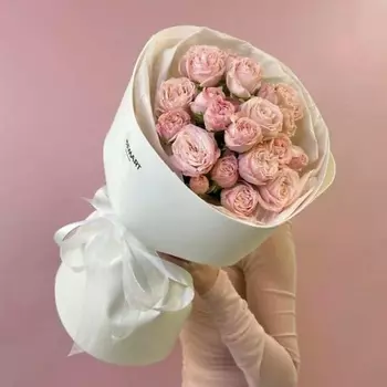 САДЫ ЛЮБВИ Монобукет Сады Любви "Роза Кустовая", кустовая роза, 5 ветвей