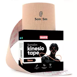 SAFE SPOT Кинезио тейп для лица от морщин лифтинг косметический Kinesiology Face Tape 5 см