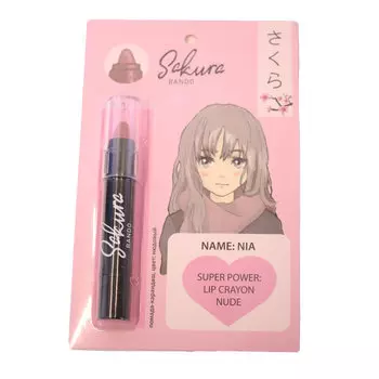 SAKURA BANDO Помада-карандаш LIP CRAYON nude