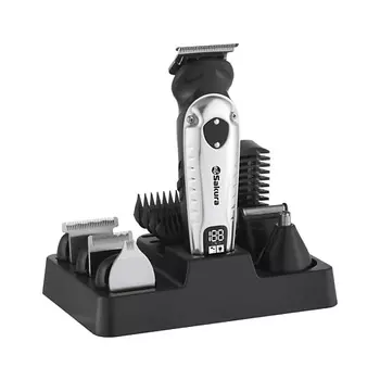 SAKURA Набор для стрижки SA-5183BK USB 16 насадок