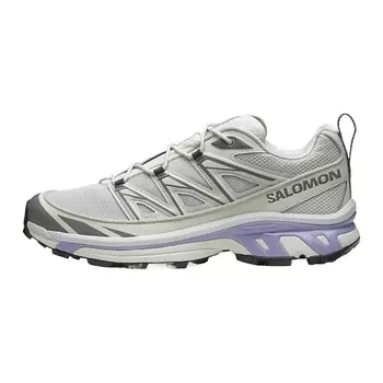 SALOMON Кроссовки XT 6 Abrasion Resistant Low Top Running Shoes Gray Purple