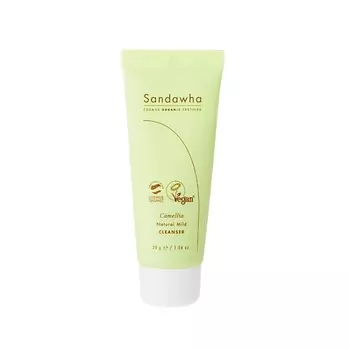 SANDAWHA Пенка очищающая ультрамягкая на основе экстракта камелии японской, миниатюра 30.0