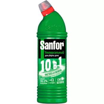 САНФОР UNIVERSAL 10в1 Средство для чистки и дезинфекции Зеленое яблоко 750.0