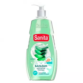 SANITA Бальзам для мытья посуды Pure Алоэ Вера 450.0