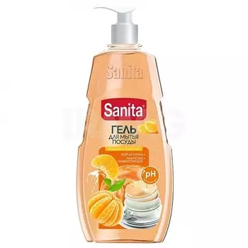 SANITA Гель для мытья посуды Мандарин и белый чай 900.0