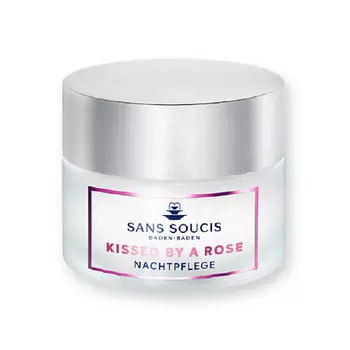 SANS SOUCIS BADEN·BADEN Антивозрастной витализирующий ночной крем KISSED BY A ROSE NIGT CARE 50.0