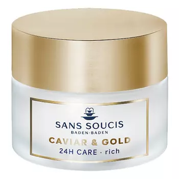 SANS SOUCIS BADEN·BADEN Крем антивозрастной питательный "Икра и золото" 24-часового ухода 50.0