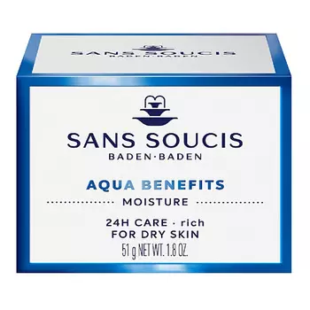 SANS SOUCIS BADEN·BADEN Крем для 24 -часового ухода "Aqua Benefits" для сухой кожи 50.0