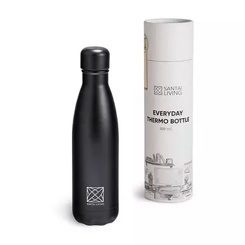 SANTAI LIVING Термокружка - термос "EVERYDAY" из стали, черный