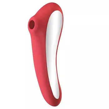 SATISFYER Клиторальный стимулятор+вибратор 2 в 1 Satisfyer Dual Kiss Exclusively for Intimshop.ru
