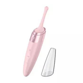 SATISFYER Перезаряжаемый точечный вибромассажер Twirling Delight
