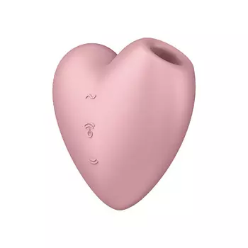 SATISFYER Вакуумно-волновой стимулятор с вибрацией Cutie Heart