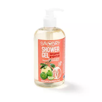 SAVONRY Гель для душа "Бергамот и Грейпфрут" 500.0