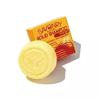 SAVONRY Шампунь твердый питание и увлажнение "Манго" 75.0