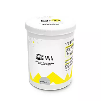 SAWA Паста для шугаринга мягкая гипоаллергенная 1500.0
