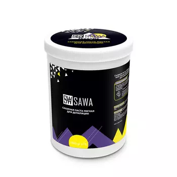 SAWA Паста для шугаринга мягкая с шунгитом