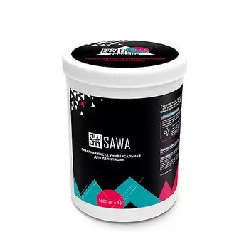 SAWA Паста для шугаринга универсальная с шунгитом 1500.0
