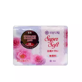 SAYURI Ежедневные гигиенические прокладки Super Soft 36.0