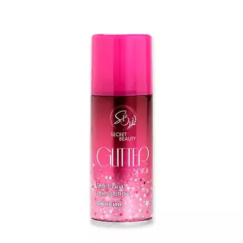 SB BEAUTY Лак для волос с блестками, фуксия 100.0