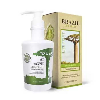 SC BRAZIL LIFE FRUIT Шампунь глубокой очистки профессиональный Exceptional Nutrition Shampoo 550.0