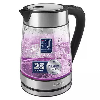 SCARLETT Чайник электрический SC-EK27G55 с цифровым управлением 1.0