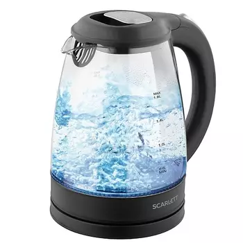 SCARLETT Чайник на подставке стеклянный SC-EK27G67 1.0