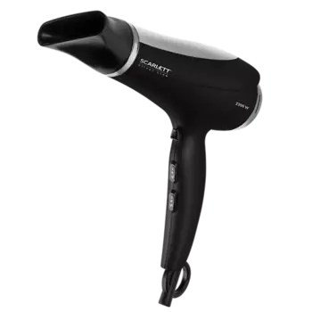 SCARLETT Мощный профессиональный Фен SC-HD70I76, турмалиновая ионизация, 2200 Вт