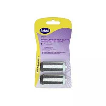 SCHOLL Сменная головка для электрической пилки Velvet Smooth Expert Care 2in1 File & Smooth 2.0