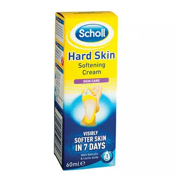SCHOLL Смягчающий крем для ног Hard skin softening Cream