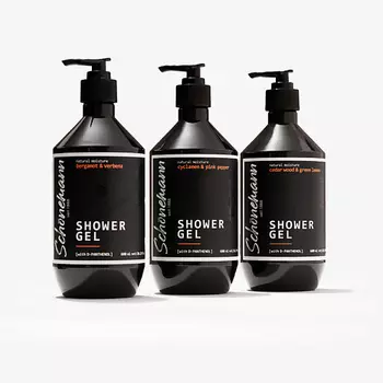 SCHONEMANN Набор гель для душа парфюмированный Бергамот + Цикламен + Кедр