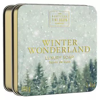 SCOTTISH FINE SOAPS Мыло в декоративной мыльнице Winter Wonderland Luxury Soap