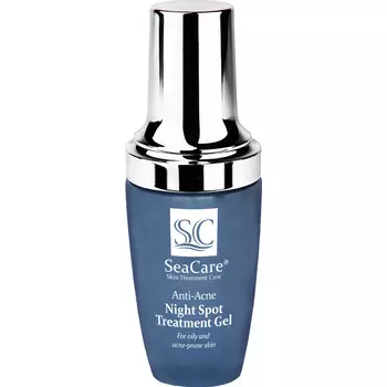 SEACARE Гель Анти-Акне точечный, ночной от прыщей и угрей с Сепиконтроль, Ресистем, Бисаболол 30