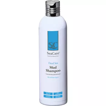 SEACARE Грязевой шампунь Мертвого Моря с натуральными ингредиентами и растительными экстрактами 400