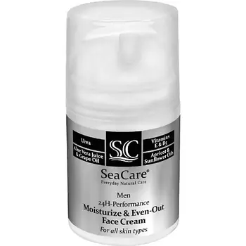 SEACARE Крем для Лица Увлажняющий и Выравнивающий Мужской 50.0