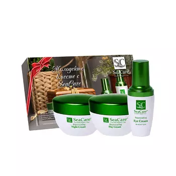 SEACARE Органический набор №2: Дневной, Ночной Крем, Крем для Глаз