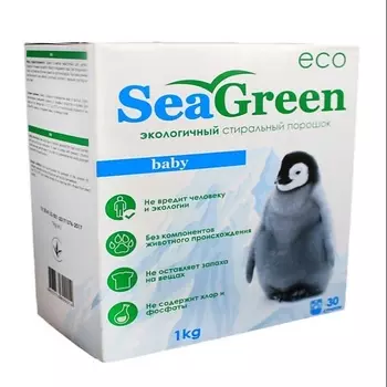 SEAGREEN Концентрированный стиральный порошок для детских вещей 1000