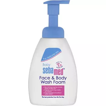 SEBAMED Экстра-нежная гипоаллергенная пенка для лица и тела Baby pH5.5 Face & Body 400.0