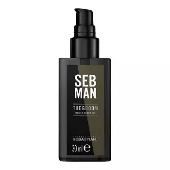 SEBASTIAN PROFESSIONAL Масло для волос и бороды для мужчин Seb Man The Groom