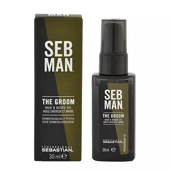 SEBASTIAN PROFESSIONAL Ухаживающее масло для волос и бороды Seb Man The Groom