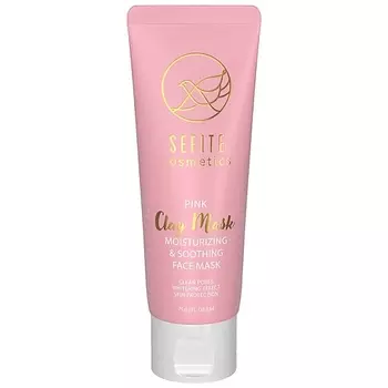 SEFITE Глиняная маска для лица очищающая увлажняющая отбеливающая с экстрактом персика и лотоса