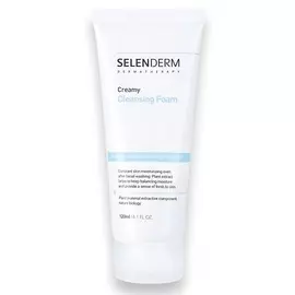 SELENDERM Очищающая пенка для лица Creamy cleansing foam