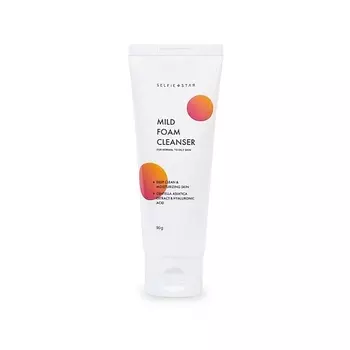 SELFIE STAR Пенка для умывания с экстрактом центеллы и гиалуроновой кислотой Mild Foaming Cleanser With Centella and Hyaluronic Acid