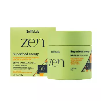 SELFIELAB Матирующий крем для лица регулирующий для жирной кожи ZEN