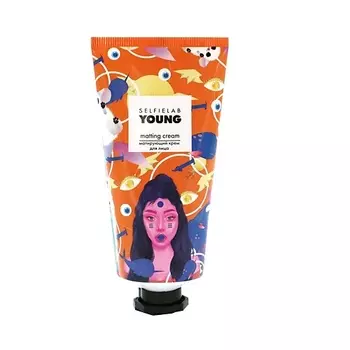SELFIELAB Крем матирующий для лица с маслом миндаля, экстрактами ромашки YOUNG 50.0