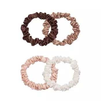 SELIQUE Набор шёлковых резинок Basic «Coffee & Marshmallows»