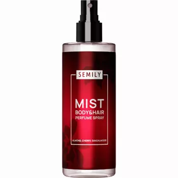 SEMILY Спрей-мист для тела и волос almond, cherry, sandalwood