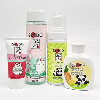 SENDO Бьюти-бокс уходовой косметики для лица тонизирующий