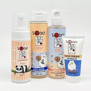 SENDO Бьюти-бокс уходовой косметики для лица от акне