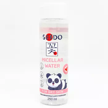 SENDO Мицеллярная вода для сухой кожи (Алоэ вера, Д-Пантенол)